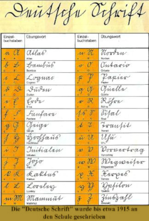 deutsche schrift bis 1915 300 444